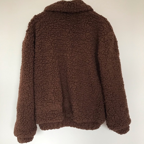 Dark Brown Teddybear Coat - Picture 2 of 5